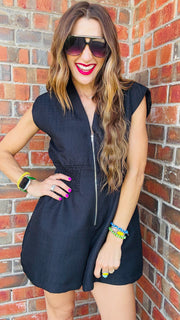 Power Move Textured Romper