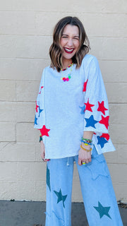 Shoot for the Stars Patchwork Tee