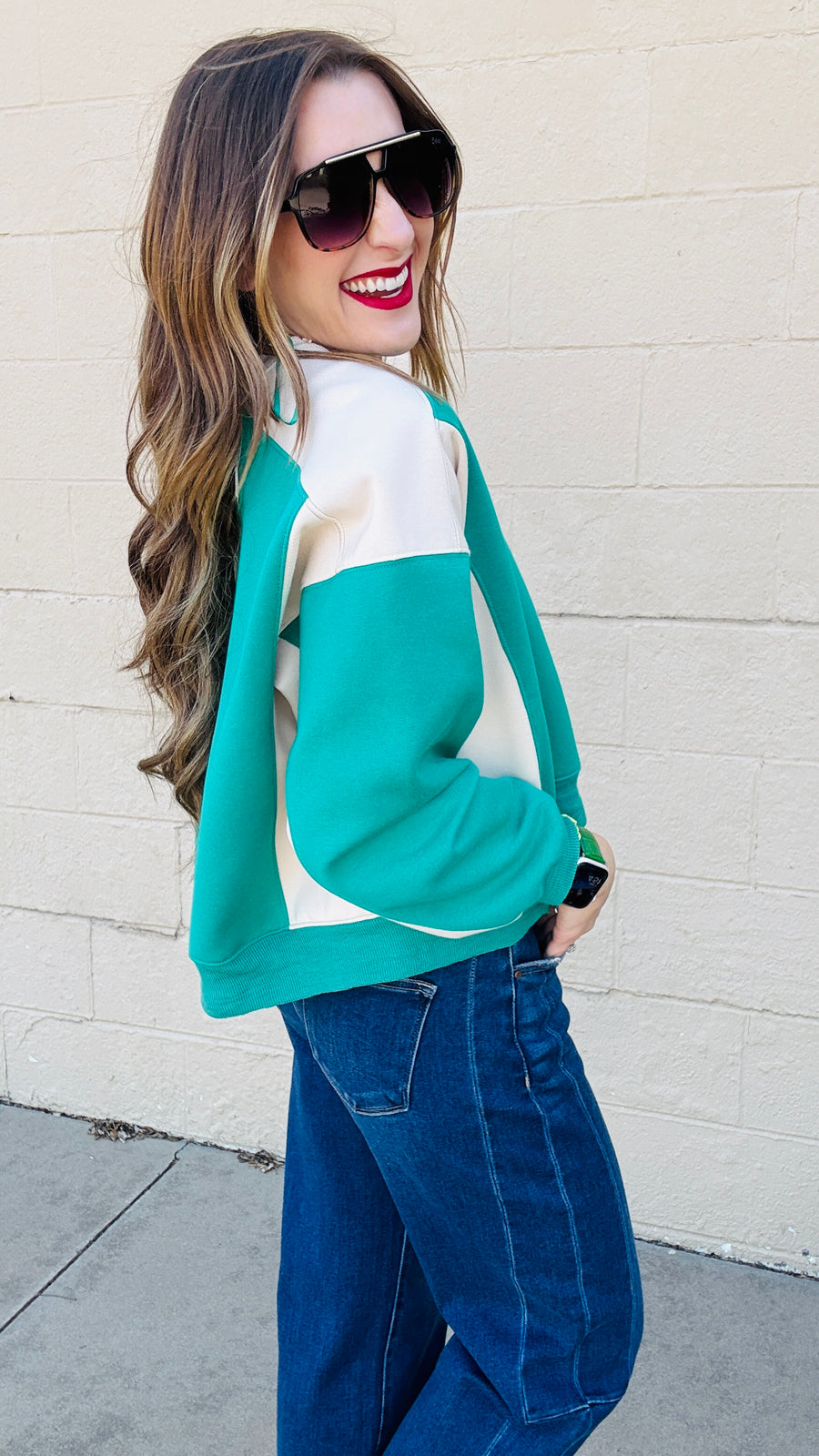 Dynamic Stripe Sweatshirt!
