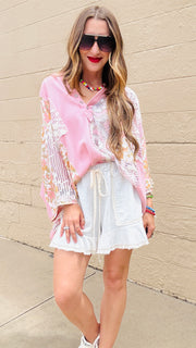 Willow Ruffle Knit Shorts