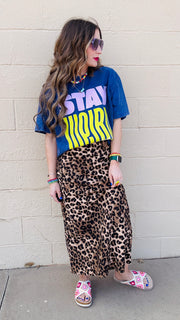 Stay Weird Acid Wash Tee
