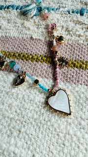 Pastel Heartfelt Charm Necklace