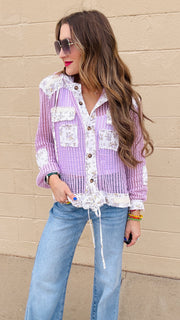 Lavender Whisper Hooded Jacket