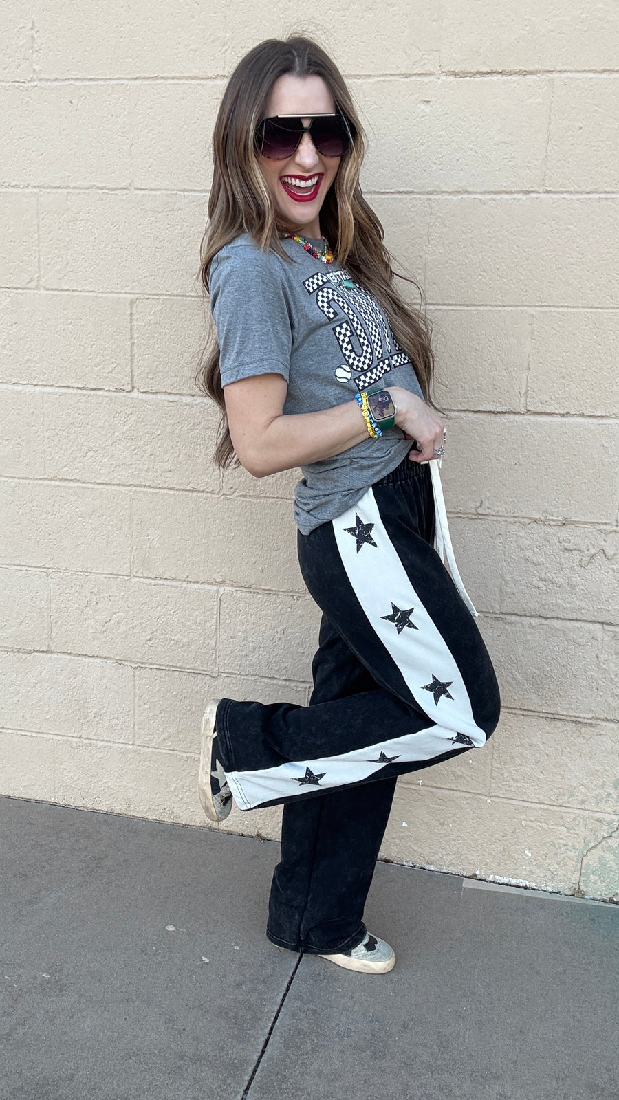 Stellar Stride Wide-Leg Pants