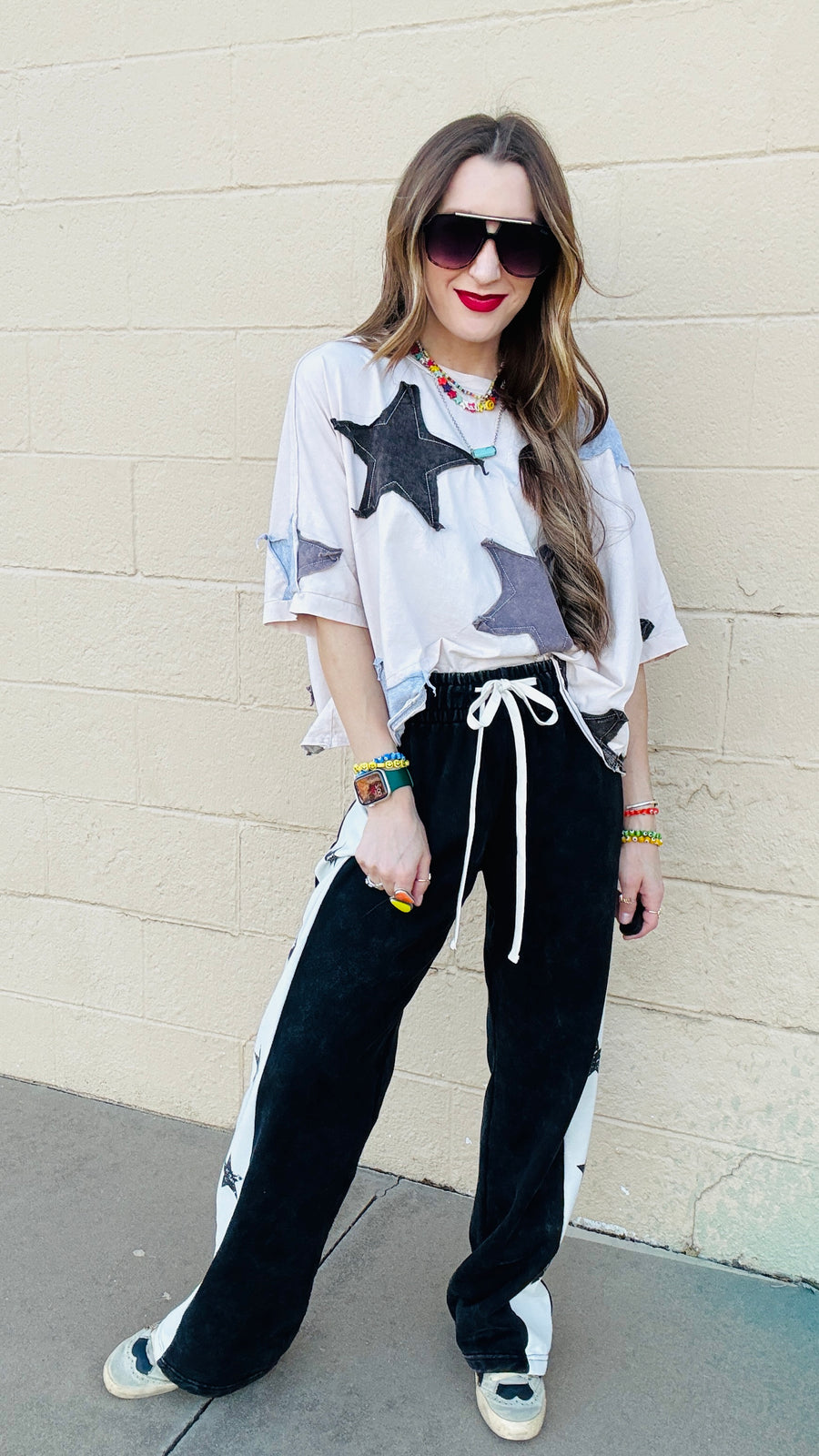 Stellar Stride Wide-Leg Pants