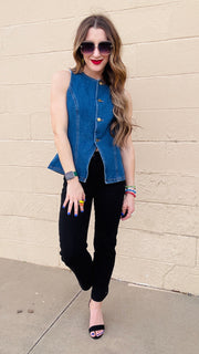 Indigo Luxe 2-Piece Denim Set