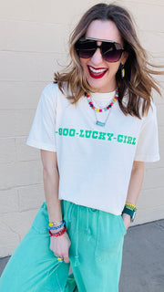 Lucky Girl Graphic Tee