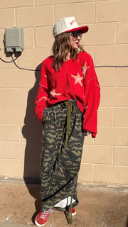 Stealth Mode Wide Barrel Leg Camo Pants