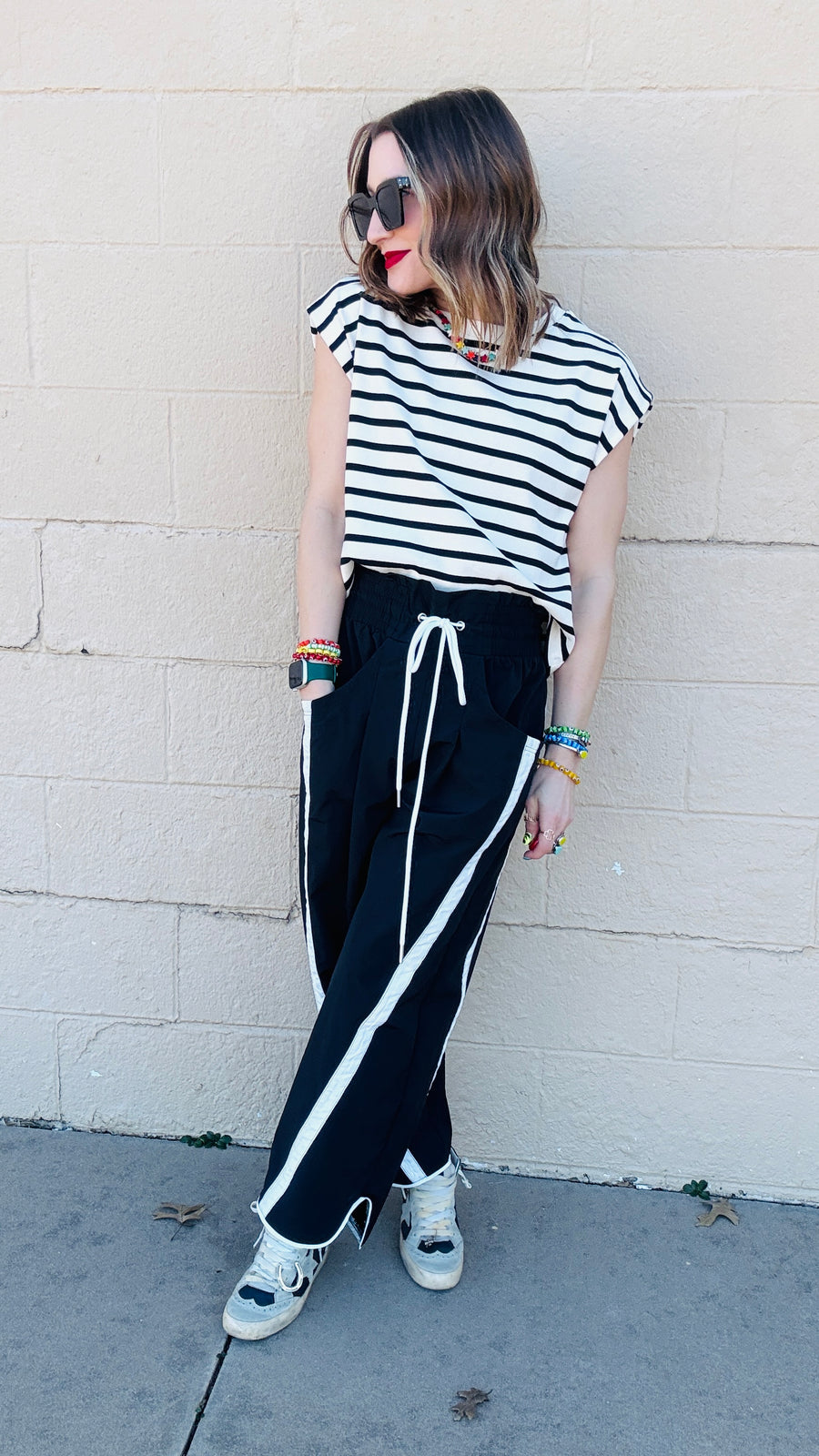 Keepin' it Classic Striped Cap Sleeve Top