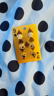 Bulldog Spirit Paw Studs