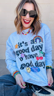 Good Day Graphic Sweatshirt