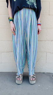 Sundrenched Striped Pants