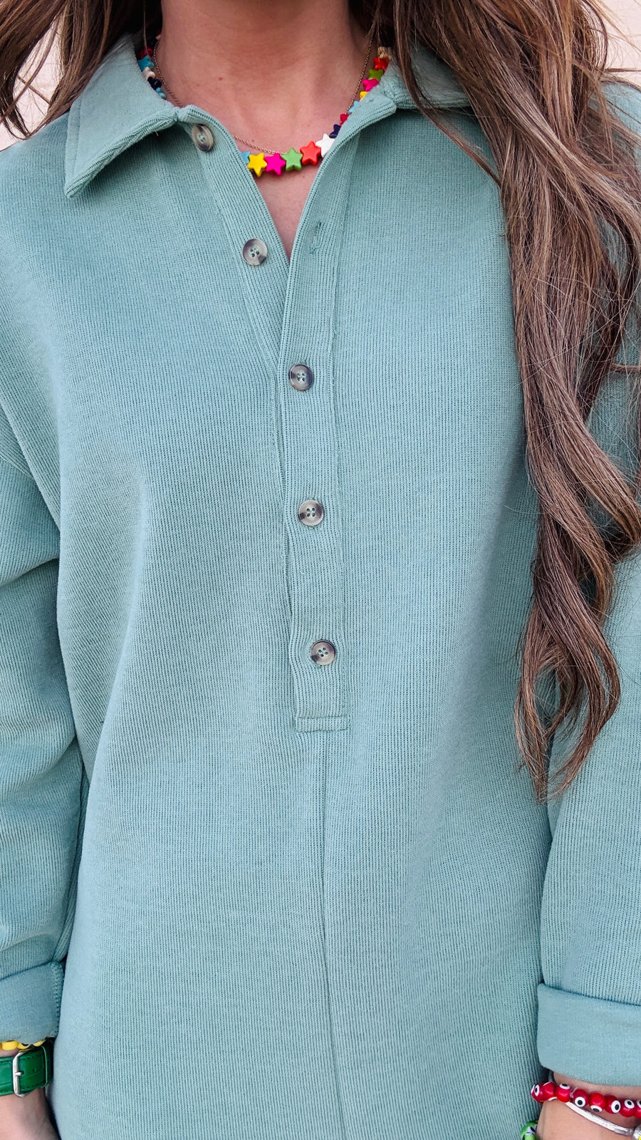 Pistachio Breeze Knit Romper