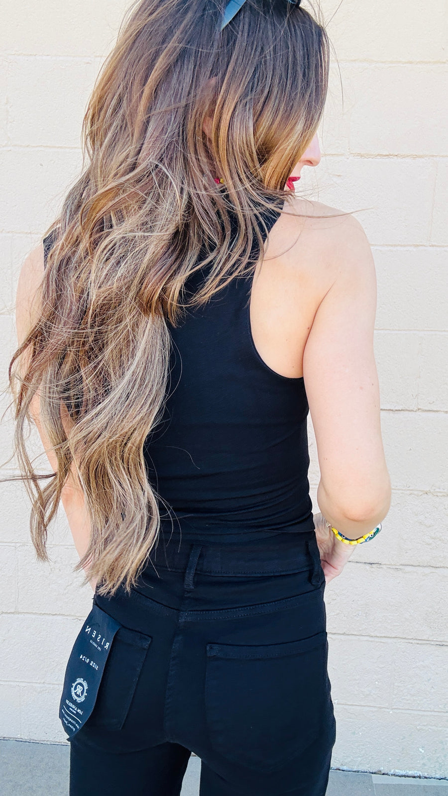 Back to The Basics Classic Fitted Tank- Black
