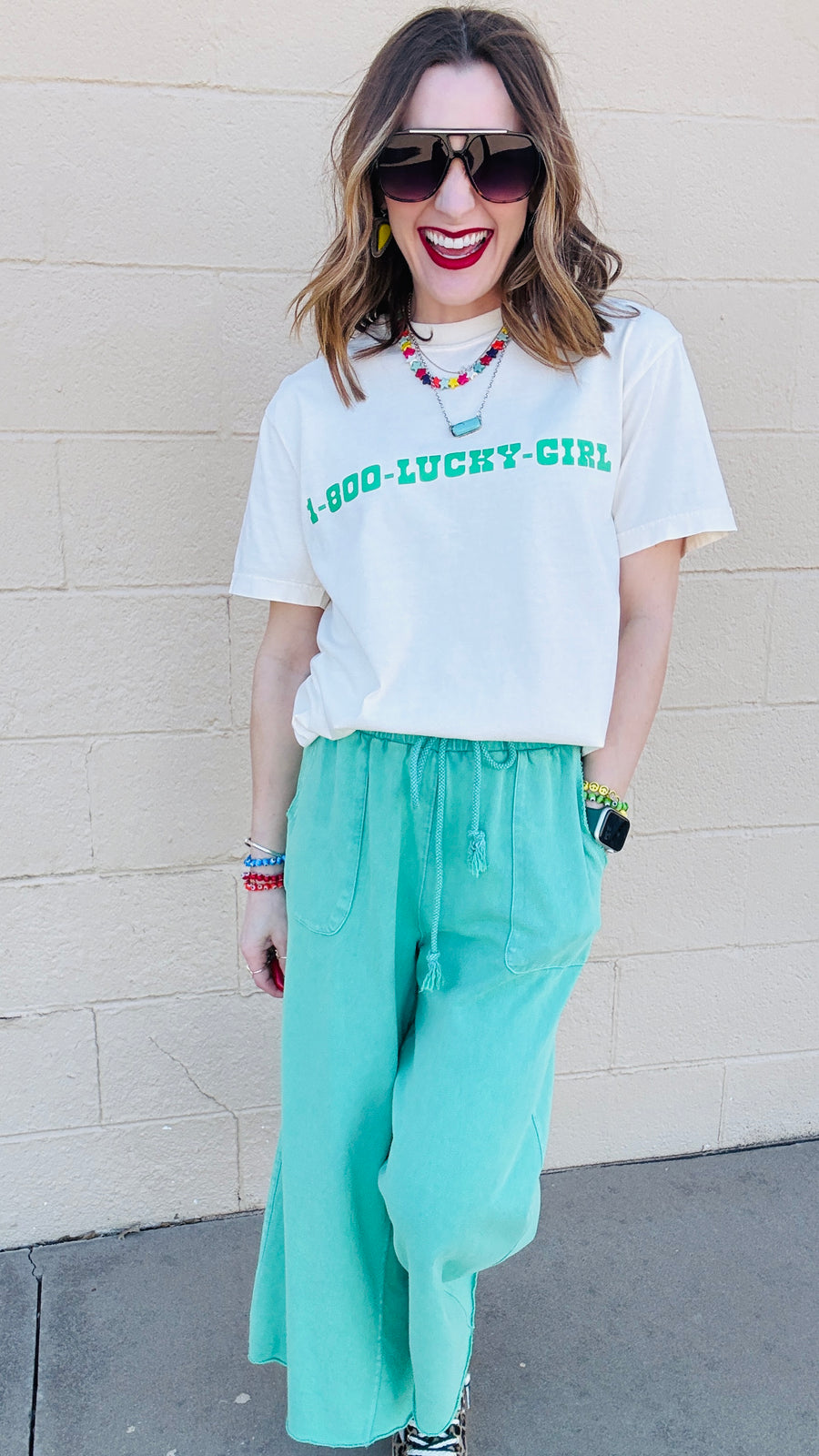 Lucky Girl Graphic Tee