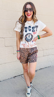 Fierce & Flirty Satin Track Shorts