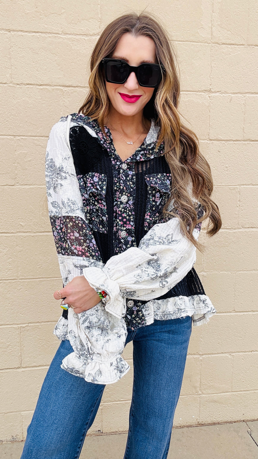Boho Blossom Crochet Jacket