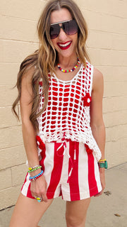 Roselle Crochet Top