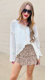 Enchanted Lace Hooded Top