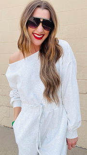 Luxe Comfort One-Shoulder Jumpsuit