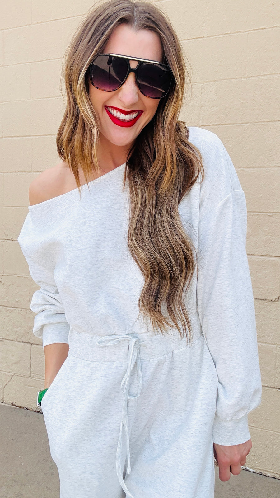 Luxe Comfort One-Shoulder Jumpsuit
