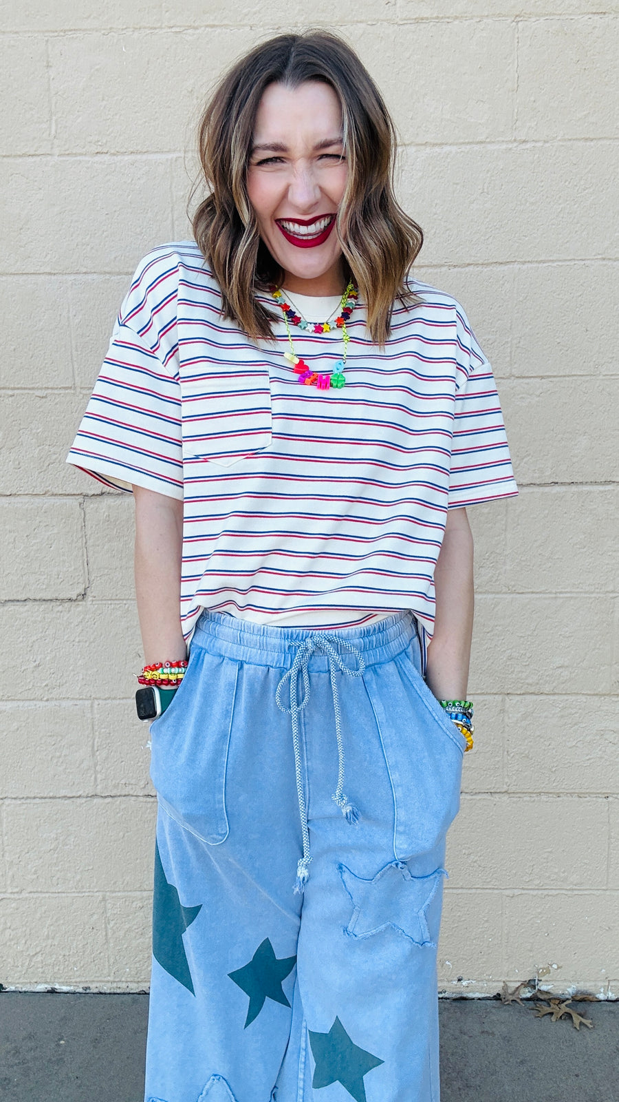 American Honey Striped T-Shirt