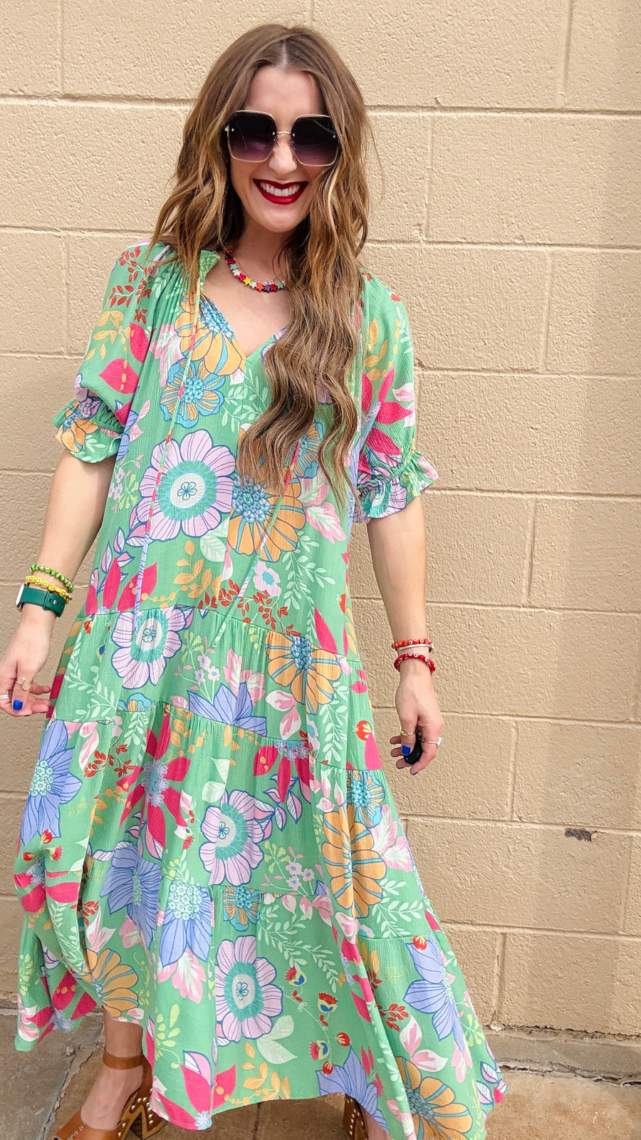 Meadow Bloom Maxi Dress