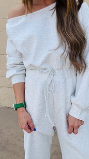 Luxe Comfort One-Shoulder Jumpsuit