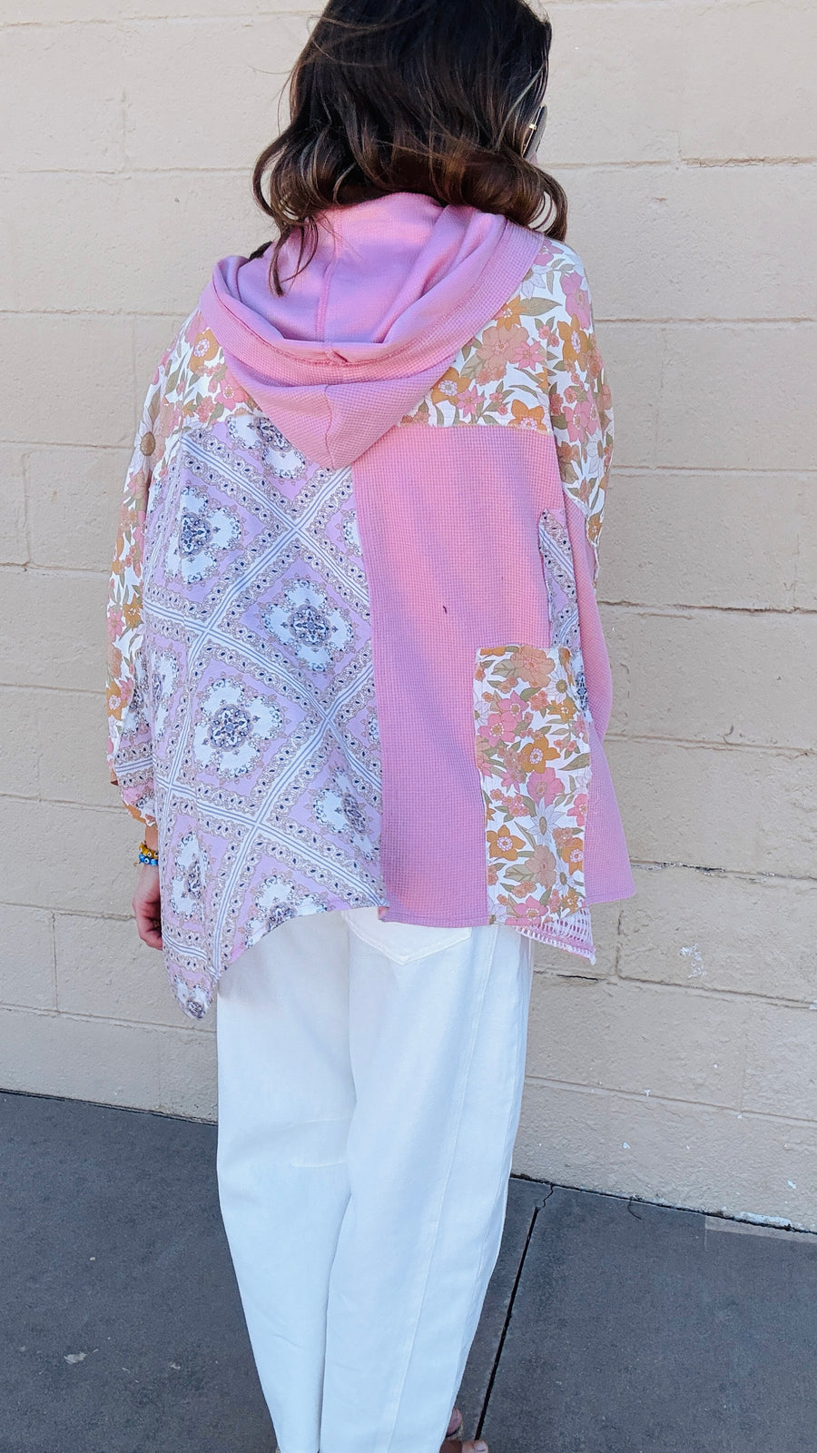 Blossom Haven Hooded Top