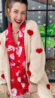 Wrapped in Love Heart Detail Cardigan