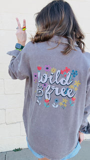 Wild & Free Mineral Wash Shirt