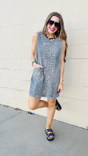 Elli Black & White Knit Striped Tank