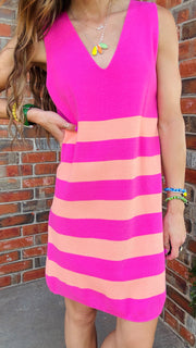 Citrus Pop Sweater Dress