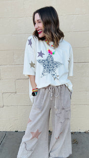 Stellar Style Patchwork Tee