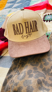 Bad Hair Day Grandpa Brown Corduroy Trucker