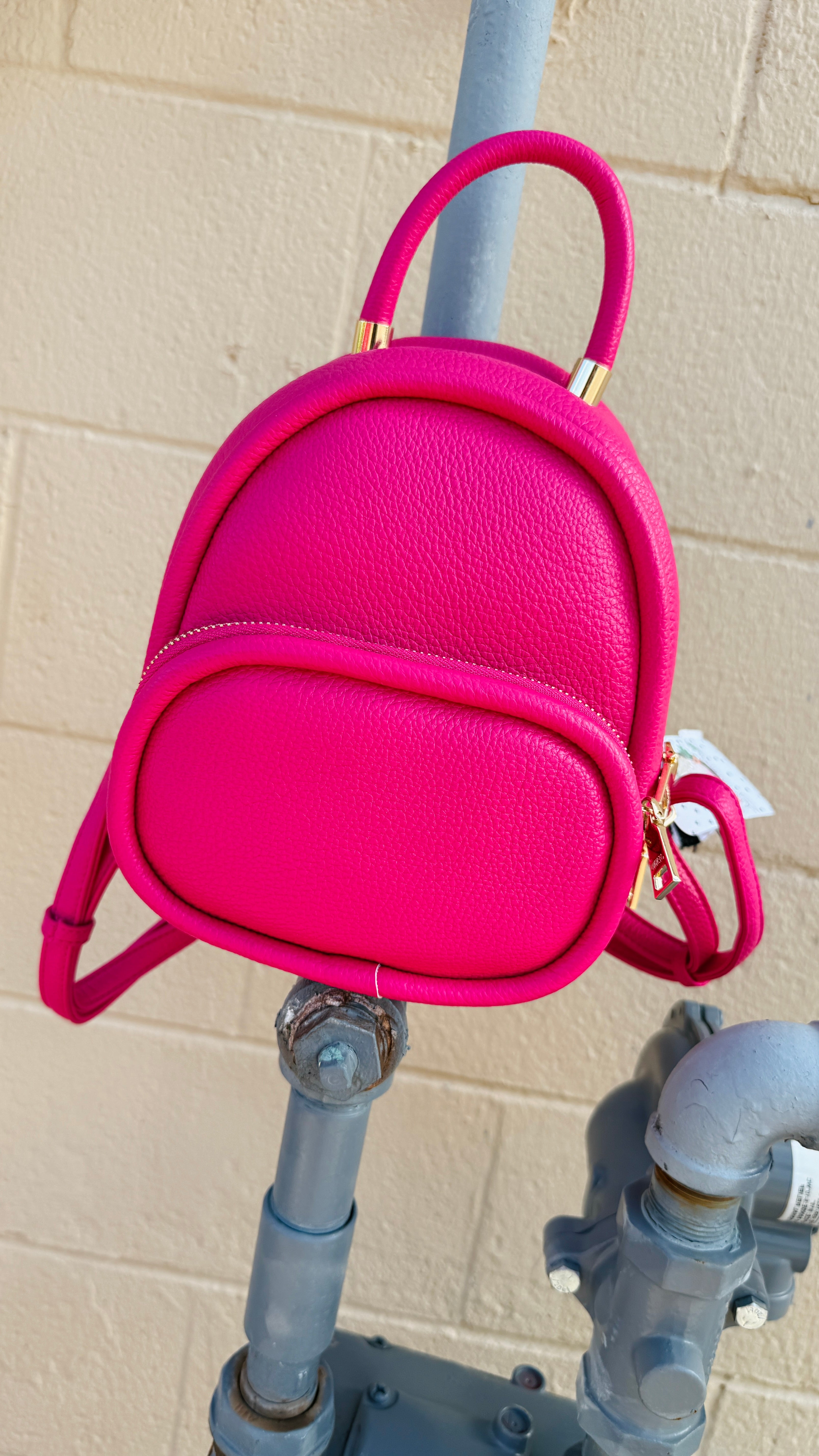 Lexi Small Vegan Leather Backpack