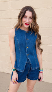 Indigo Luxe 2-Piece Denim Set