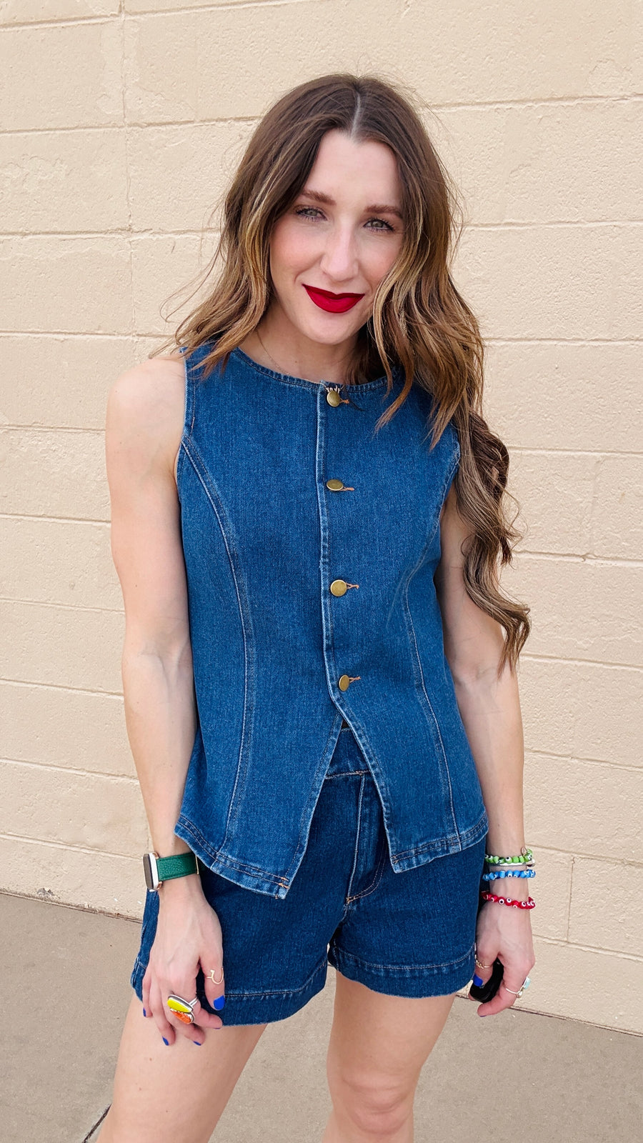 Indigo Luxe 2-Piece Denim Set
