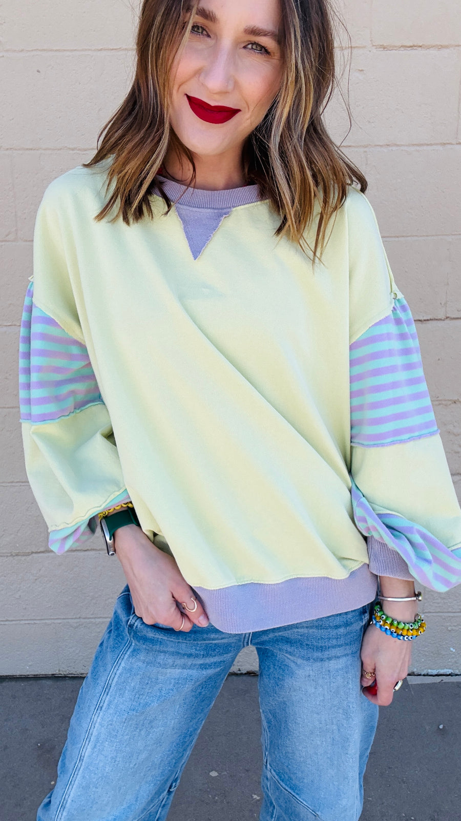 Desert Dusk Sweatshirt-Pistachio