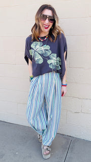 Sundrenched Striped Pants