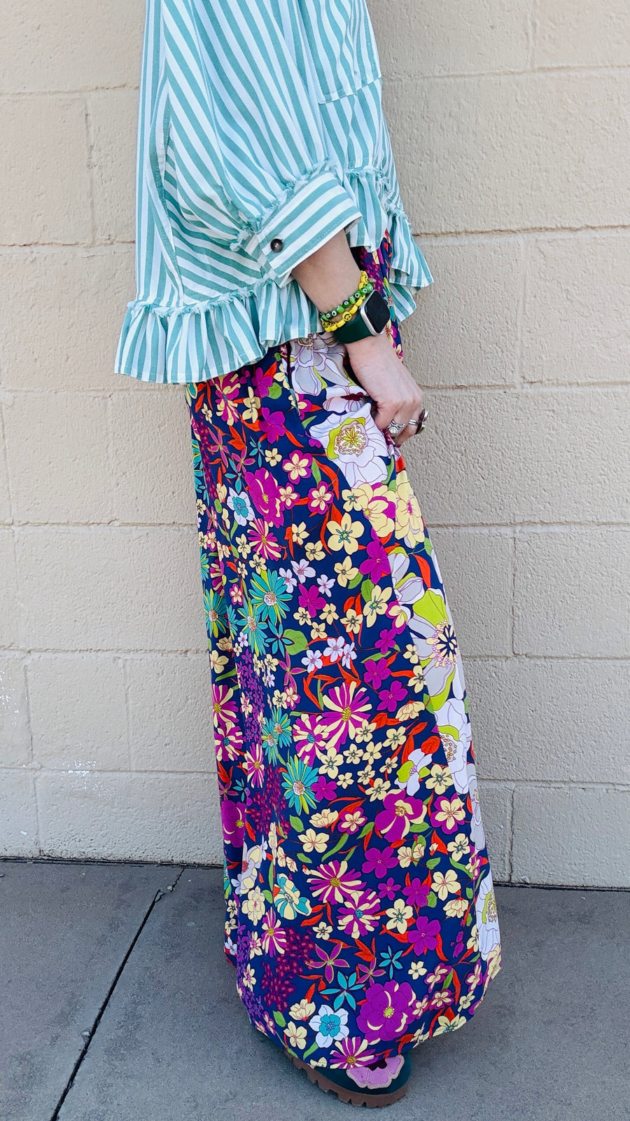 Garden Party Floral Wide Leg Pant