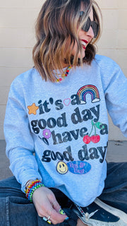 Good Day Graphic Sweatshirt