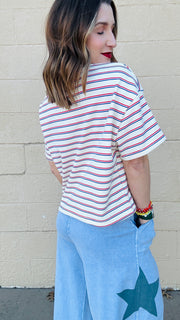 American Honey Striped T-Shirt