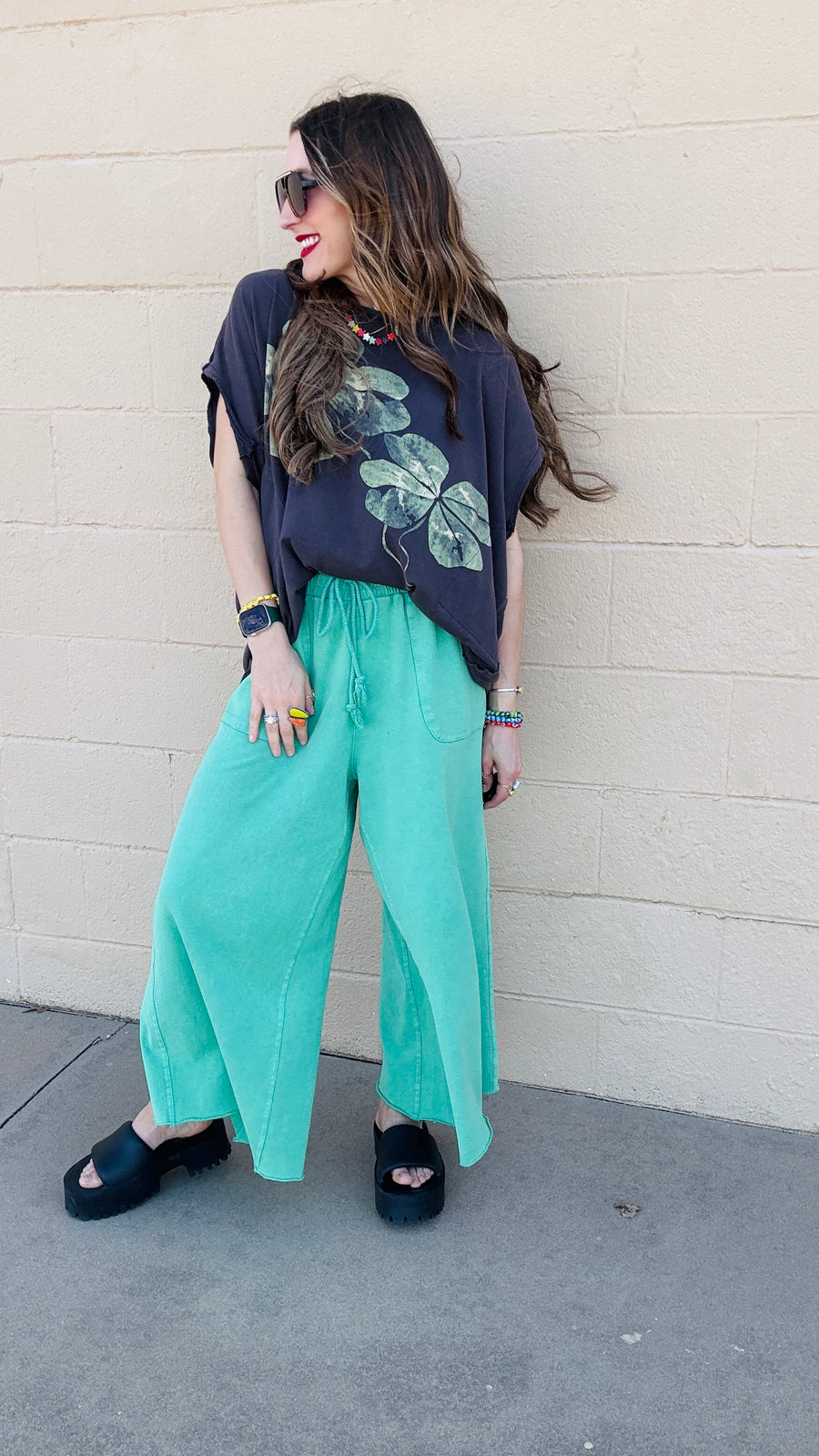 Lady Luck Clover Graphic Tee