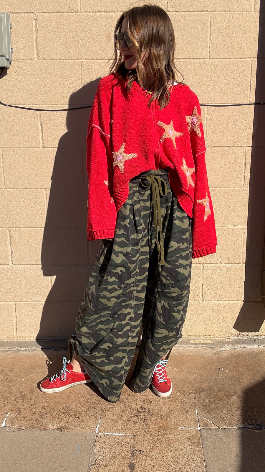 Stealth Mode Wide Barrel Leg Camo Pants