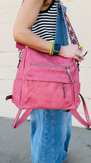 Amelia Vegan Leather Backpack