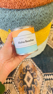 Aloha Beaches - 100% Recyclable Coconut Wax Scented Candle