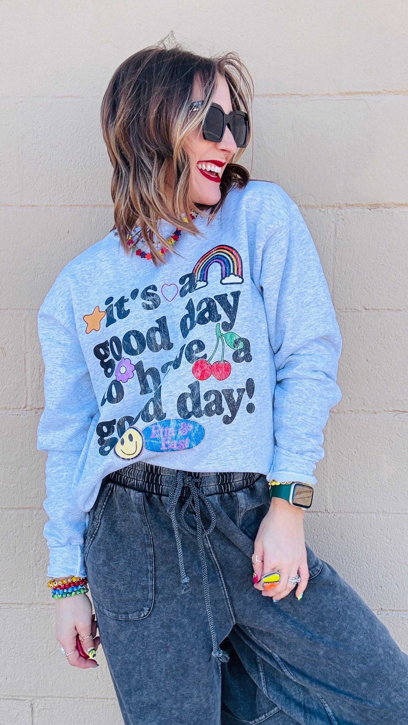 Good Day Graphic Sweatshirt