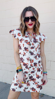 Sutton Floral Printed Mini Dress