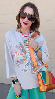 Sunshine Bloom Patch Tee